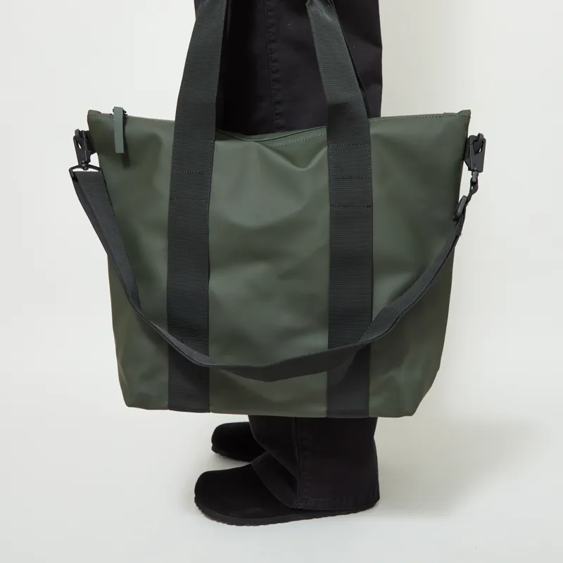 Rains Womens Tote Bag Mini Green-4