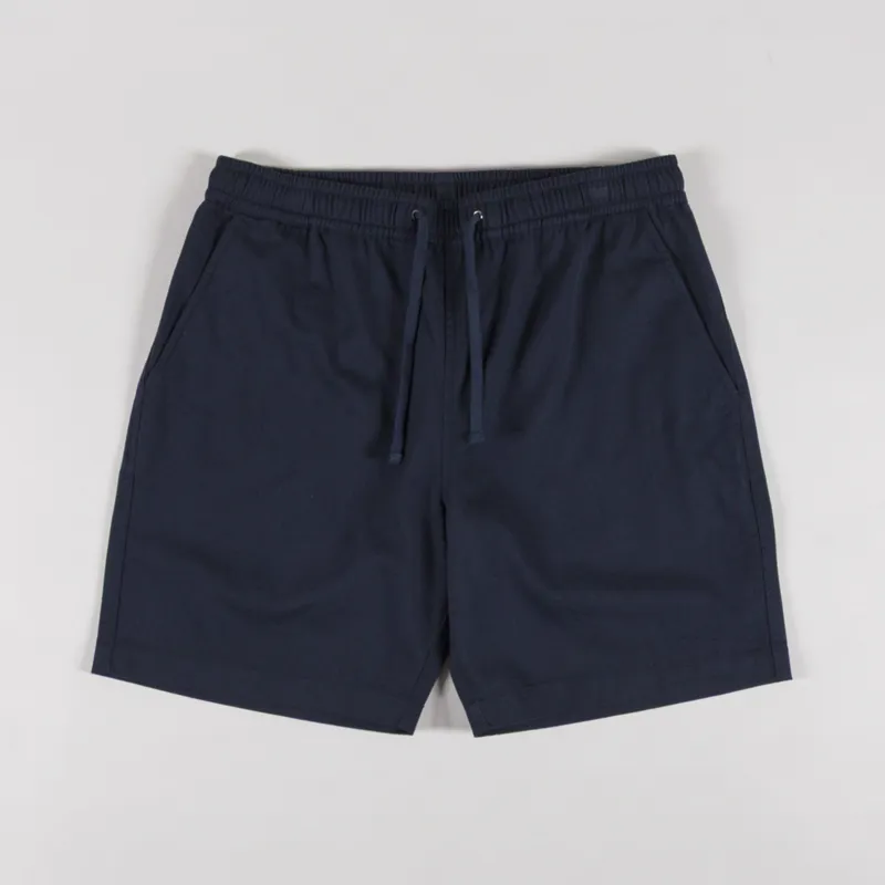 Universal Works Beach Shorts Navy Twill