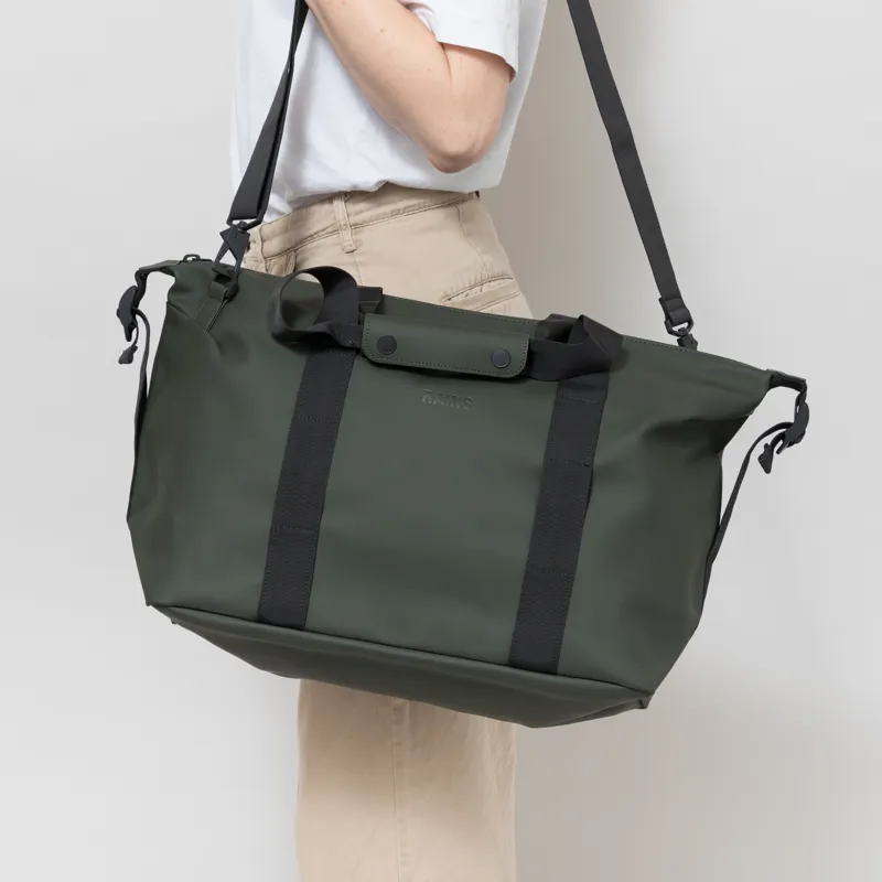 Rains Womens Hilo Weekend Bag Small Green-4