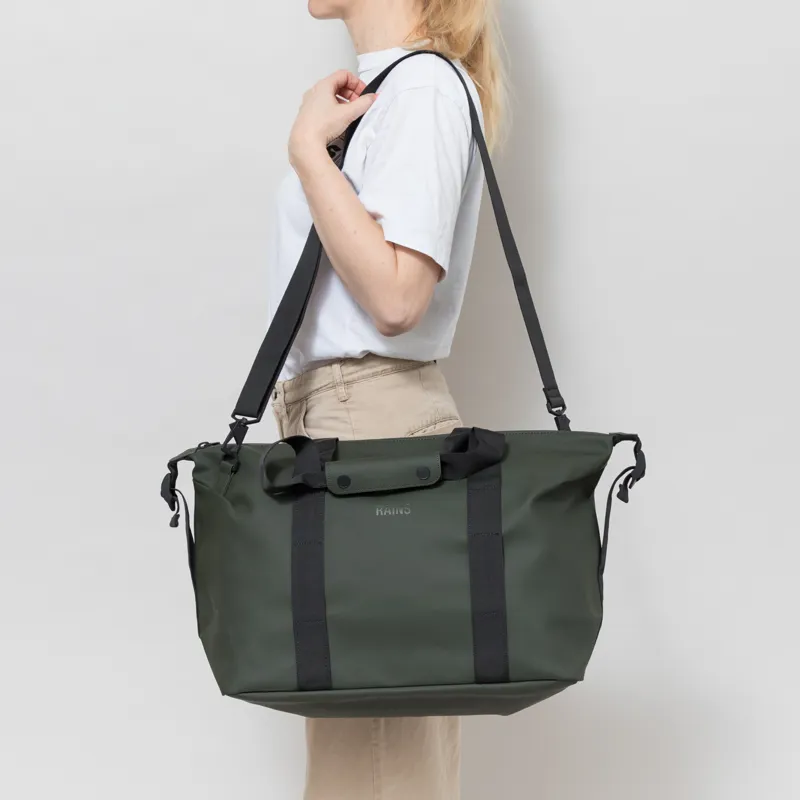 Rains Womens Hilo Weekend Bag Small Green-1