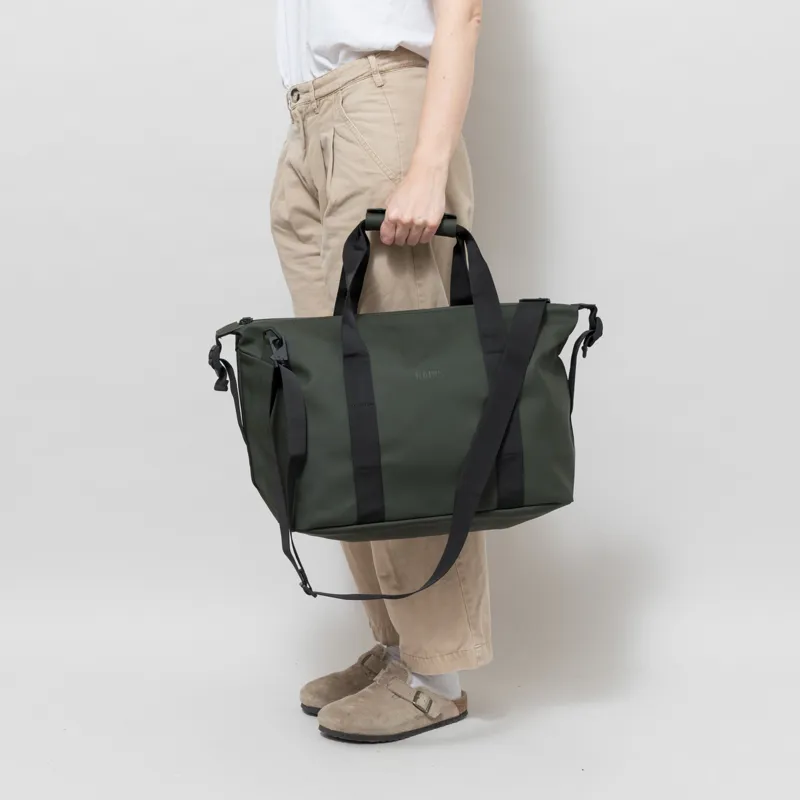 Rains Womens Hilo Weekend Bag Small Green-2