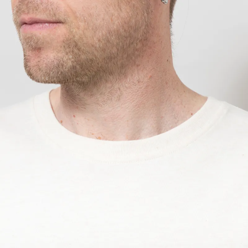 Revolution Application T Shirt Off White Melange-4