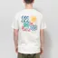 Revolution Wave Printed T Shirt Off White