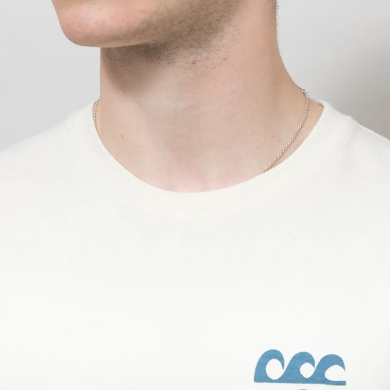 Revolution Wave Printed T Shirt Off White-3