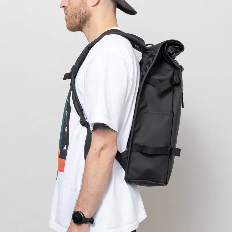 Rains Rolltop Rucksack Large Black-5