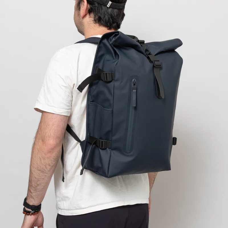 Rains Rolltop Rucksack Large Navy-1