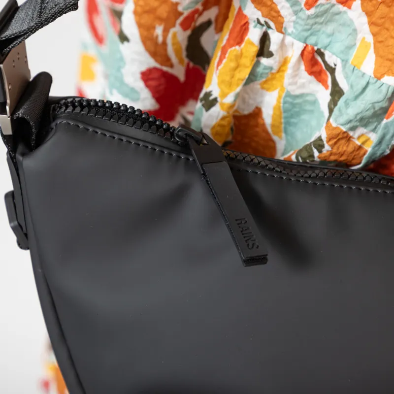 Rains Womens Valera Shoulder Hand Bag Black