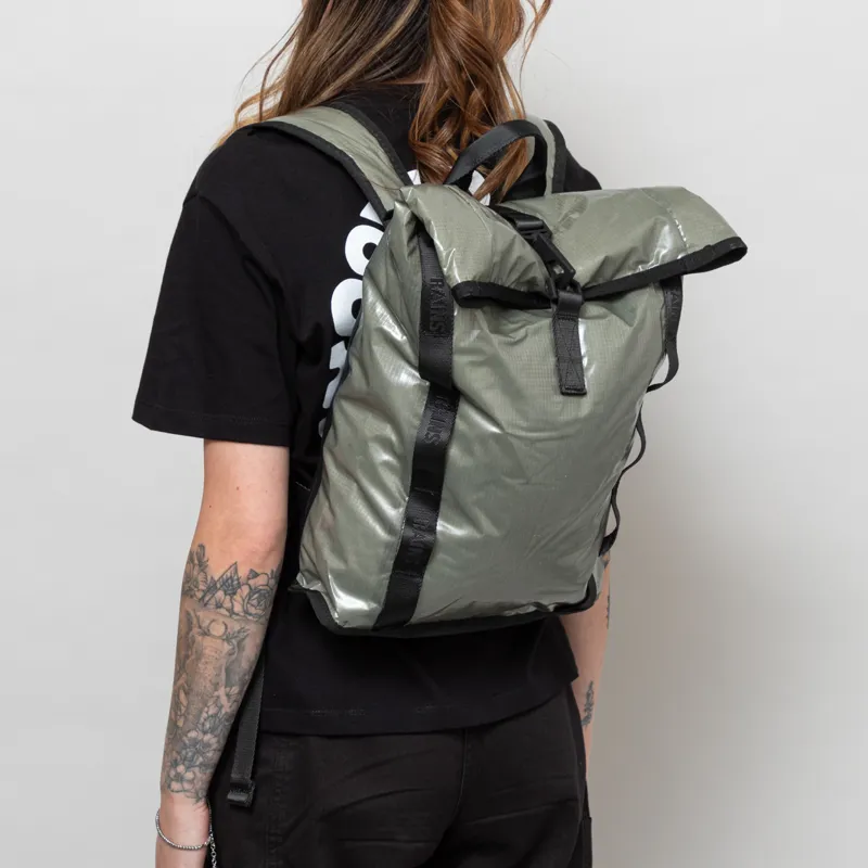 Rains Sibu Rolltop Rucksack Mini Drift-1