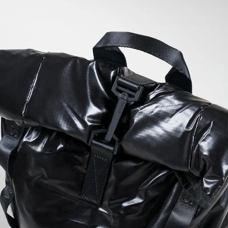 Rains Sibu Rolltop Rucksack Mini Black-9