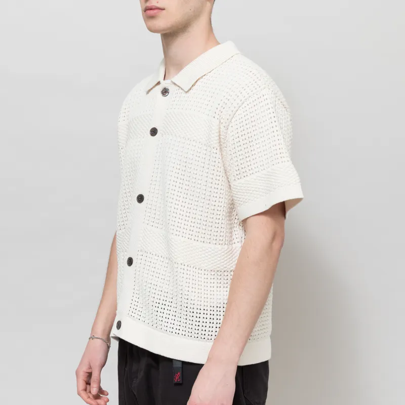 Obey Zach Sweater Shirt Unbleached-1