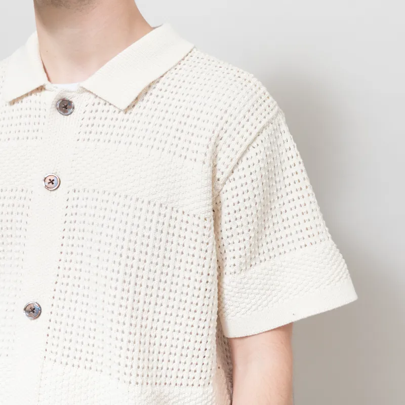 Obey Zach Sweater Shirt Unbleached-3