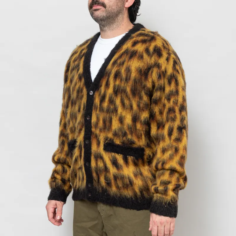 Obey Patron Cardigan Leopard-1