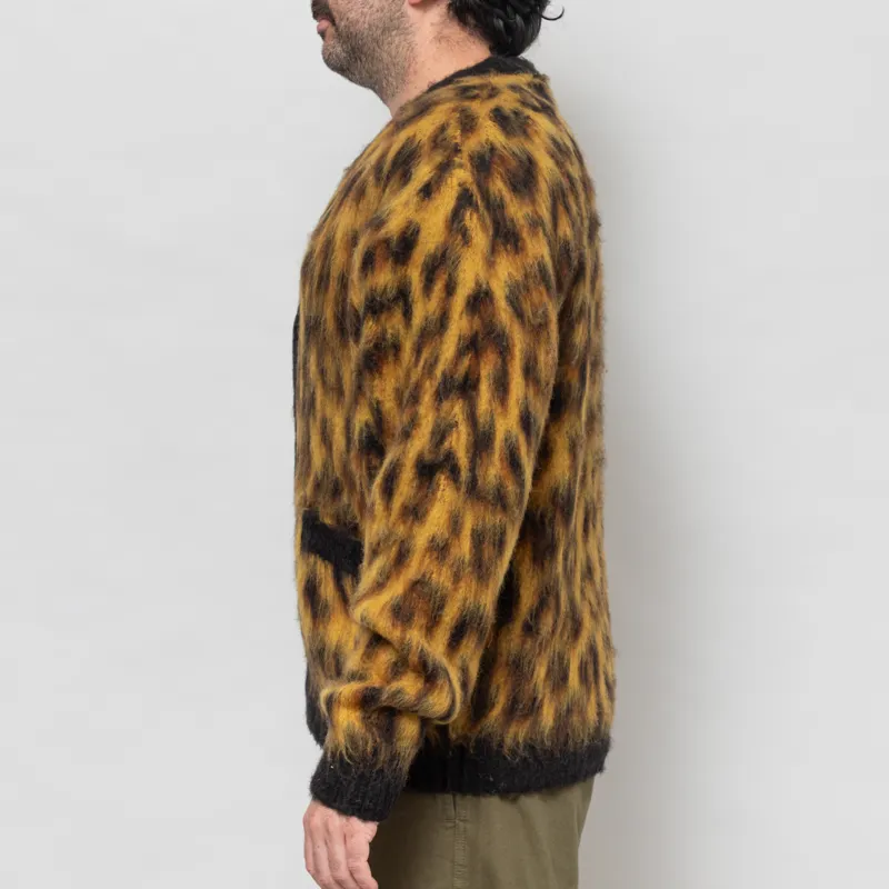 Obey Patron Cardigan Leopard-2