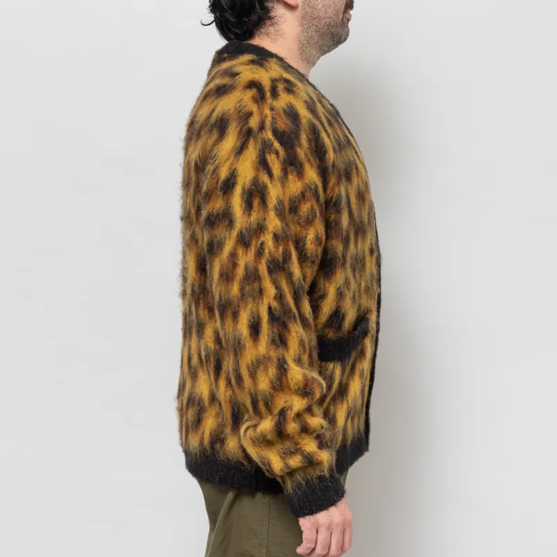 Obey Patron Cardigan Leopard-4