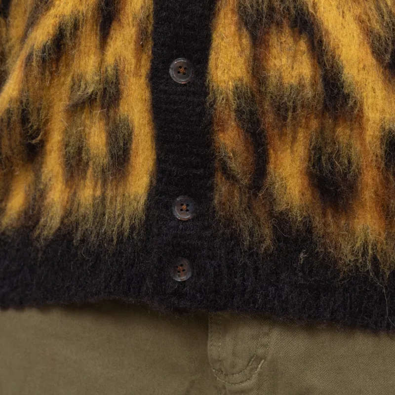 Obey Patron Cardigan Leopard-7