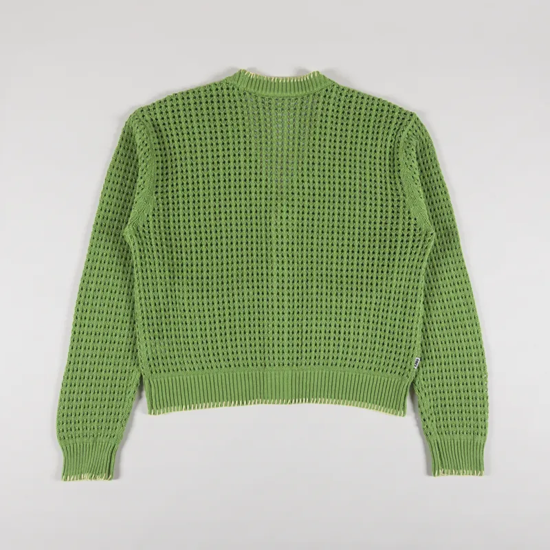 Obey Ethan Cardigan Matcha Multi-1