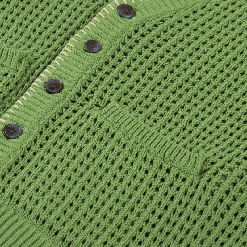 Obey Ethan Cardigan Matcha Multi-5