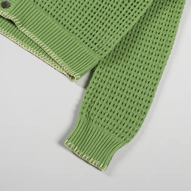 Obey Ethan Cardigan Matcha Multi-7