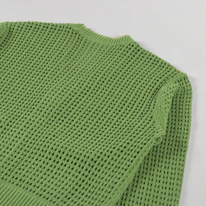 Obey Ethan Cardigan Matcha Multi-3