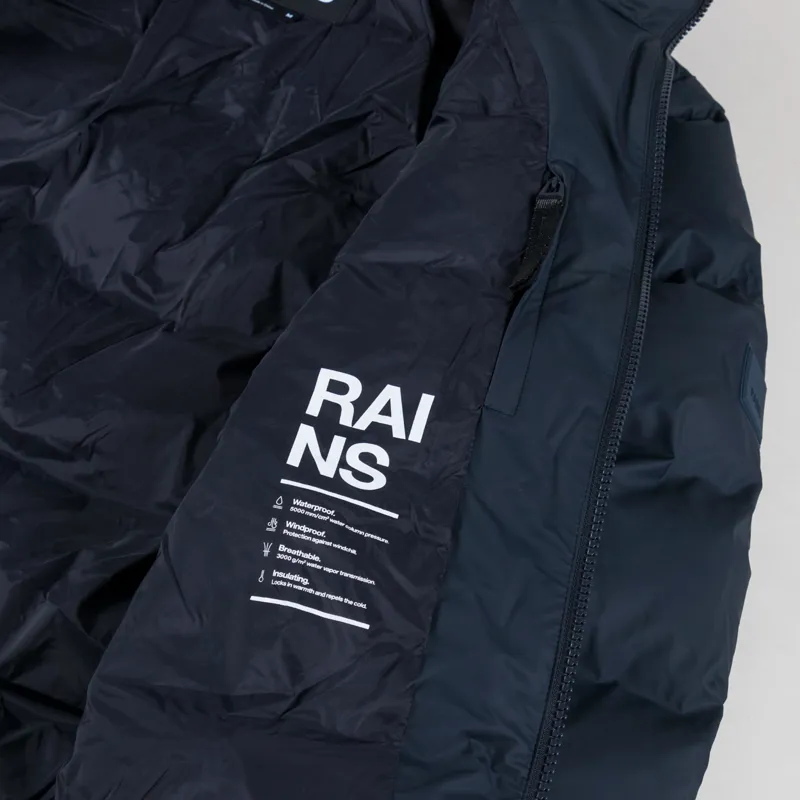 Rains Alta Puffer Jacket Navy-6