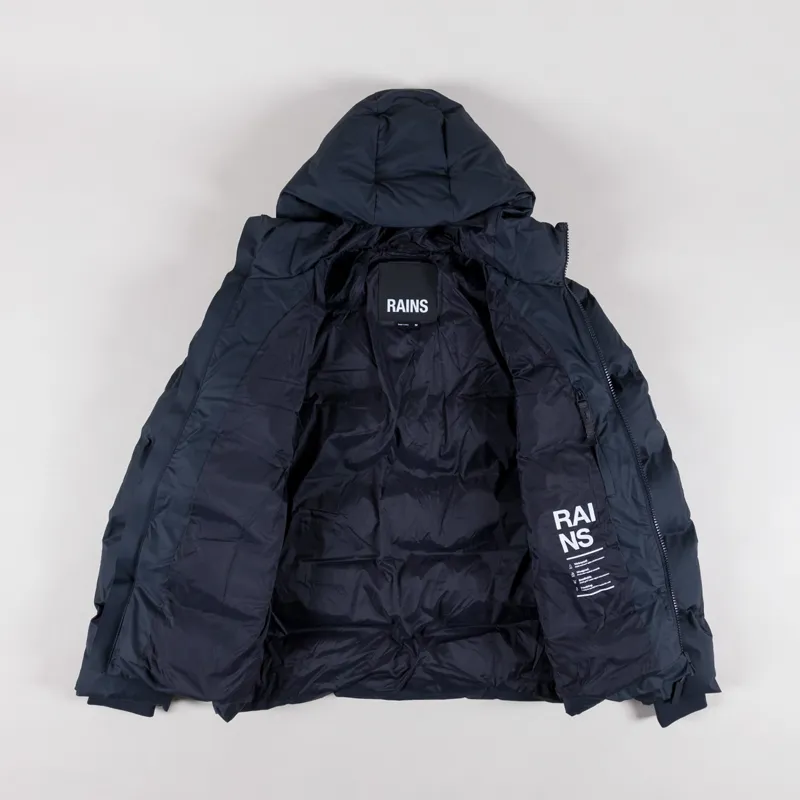 Rains Alta Puffer Jacket Navy-1