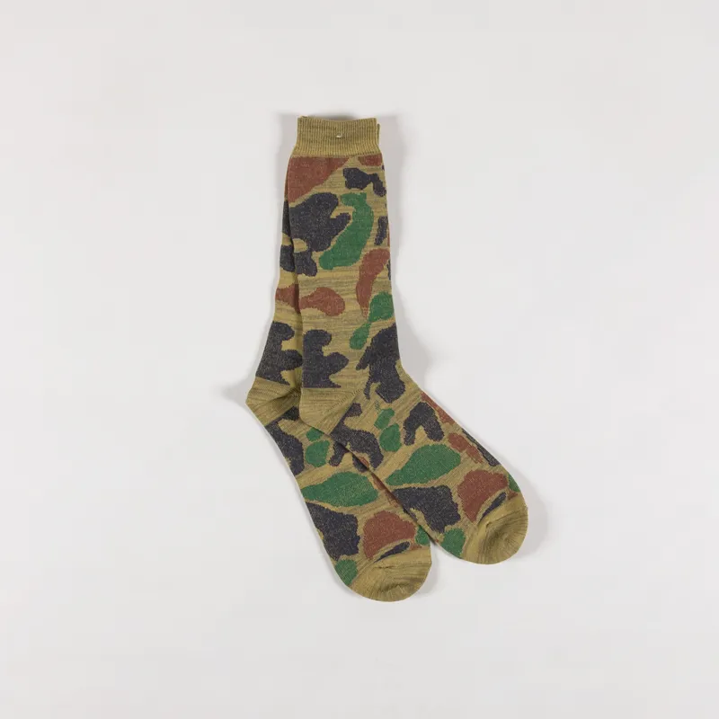 Anonymous Ism Camo Crew Socks Army