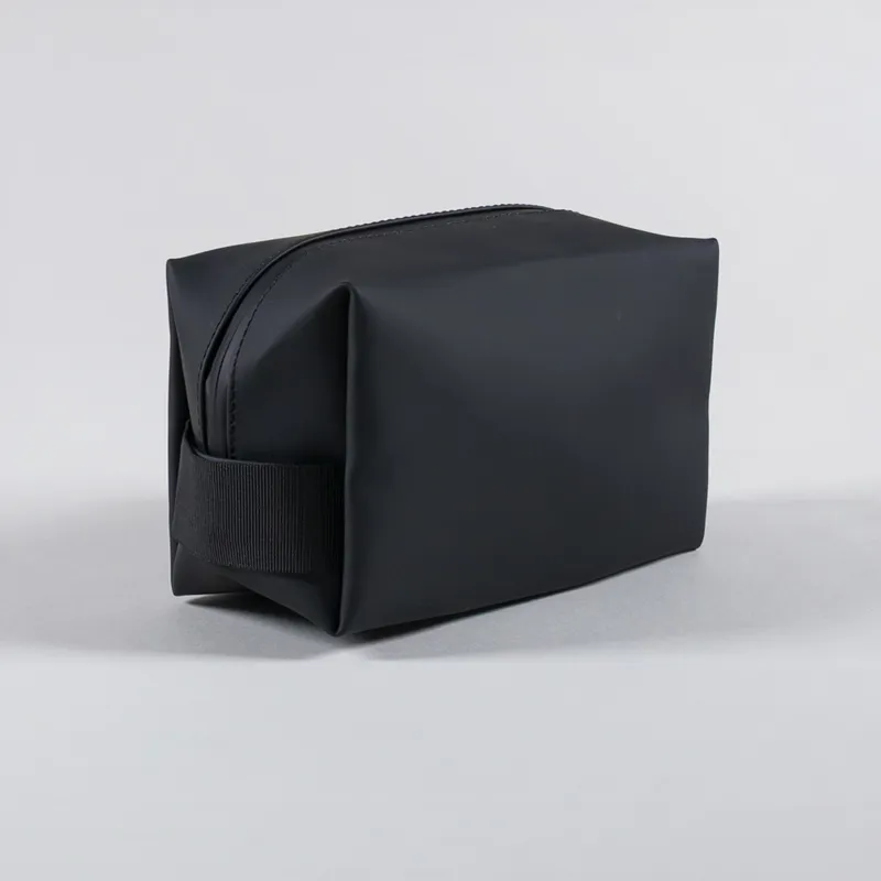 Rains Womens Wash Bag Small Black-1