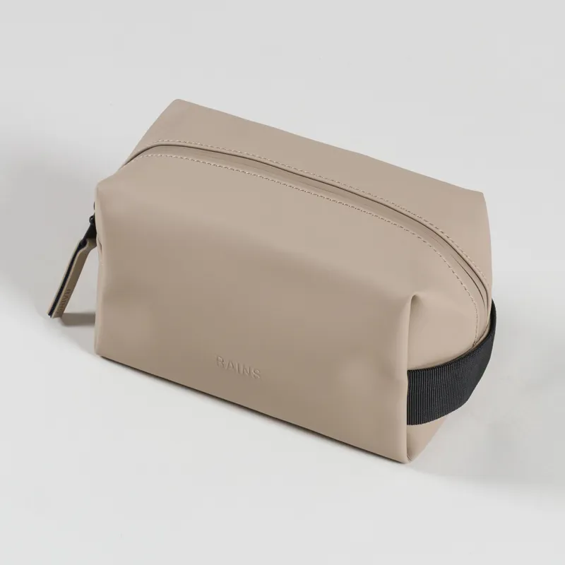Rains Womens Wash Bag Small Beige-4