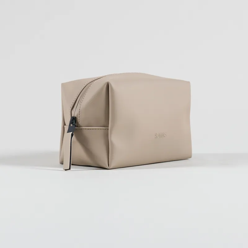 Rains Womens Wash Bag Small Beige-2