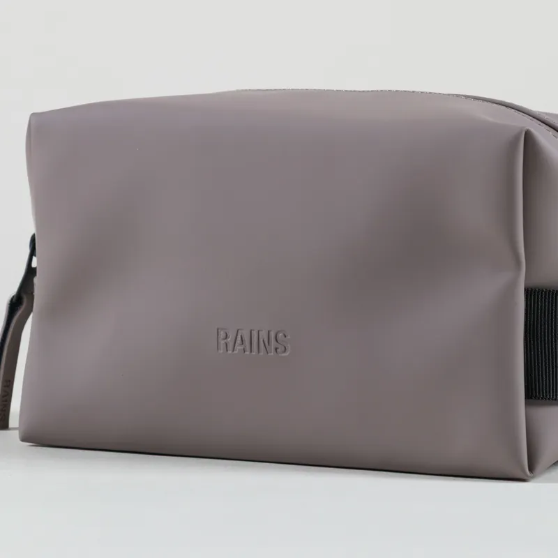 Rains Womens Wash Bag Small Cinder-6