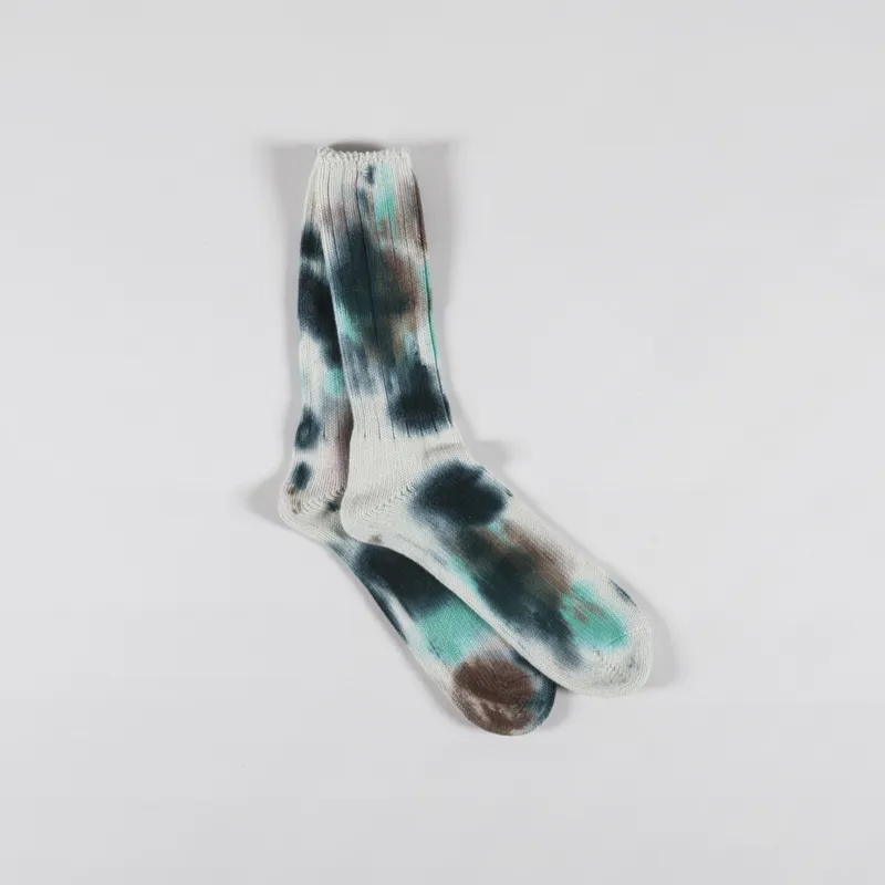 Annoymous Ism Scatter Dye Crew Socks Mint