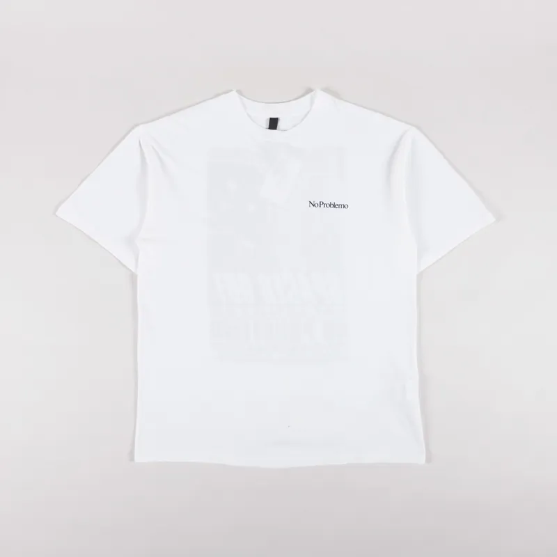 No Problemo Spaced Out T Shirt White-1