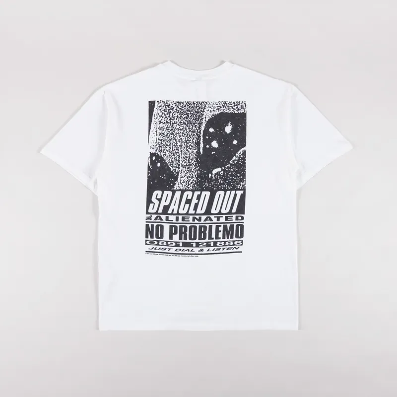 No Problemo Spaced Out T Shirt White