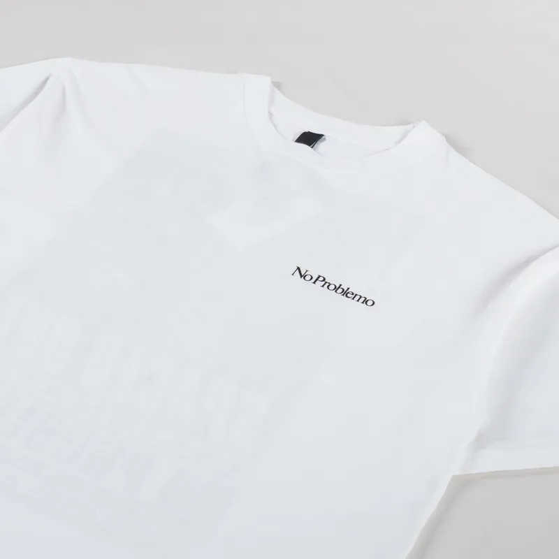 No Problemo Spaced Out T Shirt White-3