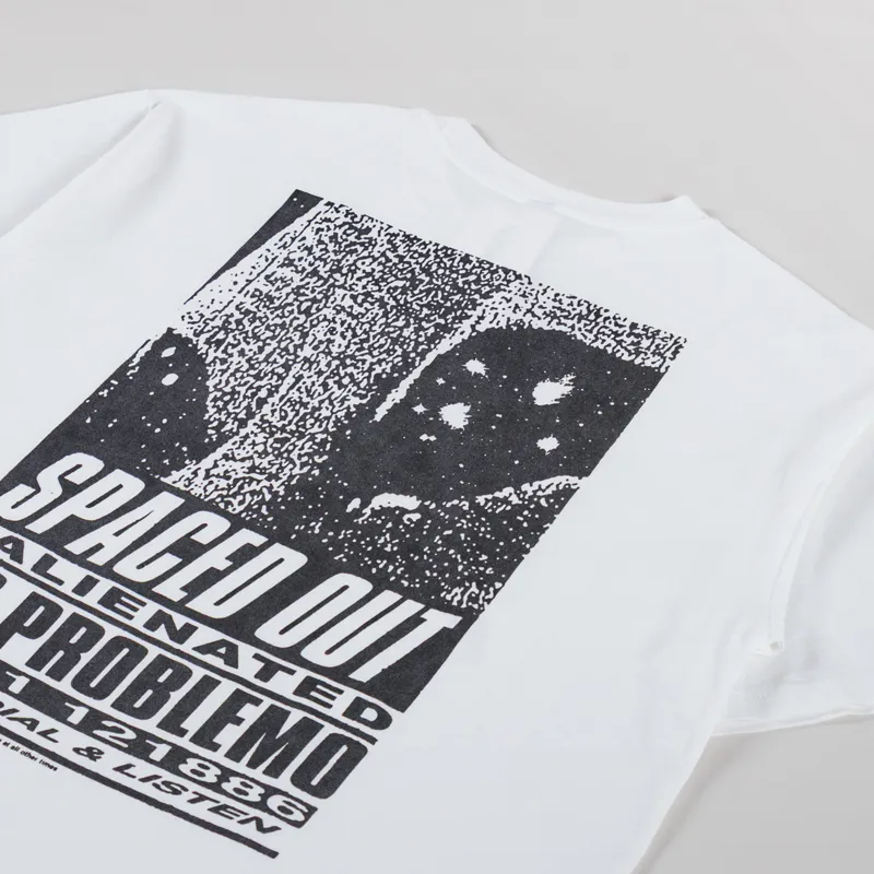 No Problemo Spaced Out T Shirt White-2