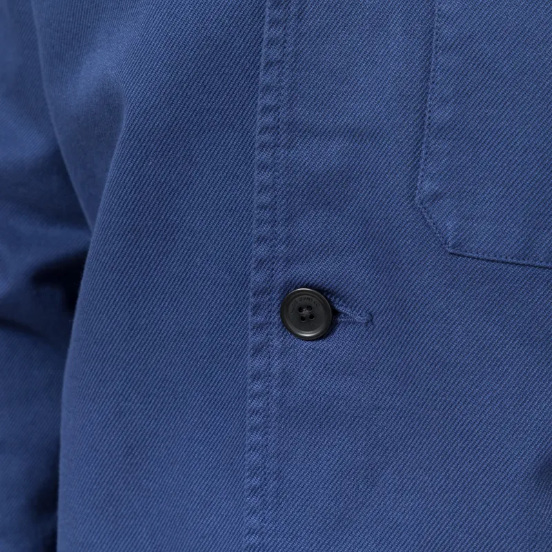 Nudie Jeans Barney Worker Jacket Mid Blue-5