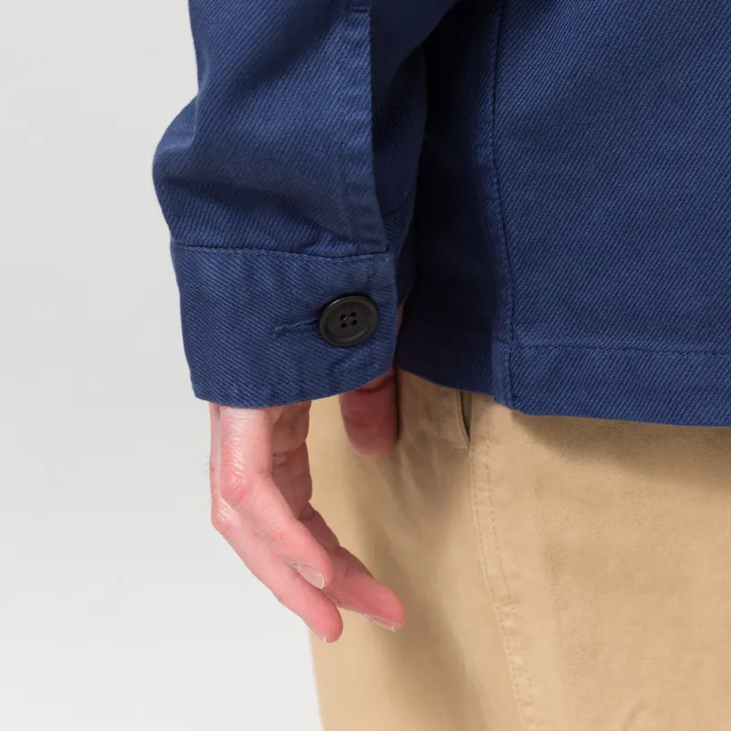Nudie Jeans Barney Worker Jacket Mid Blue-8