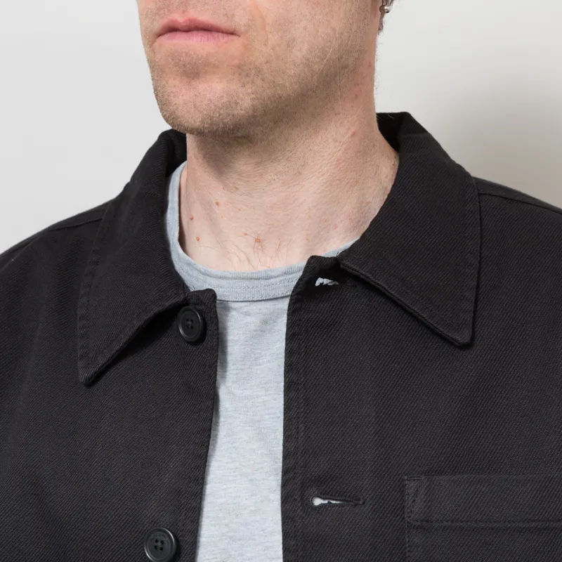 Nudie Jeans Barney Worker Jacket Black-3
