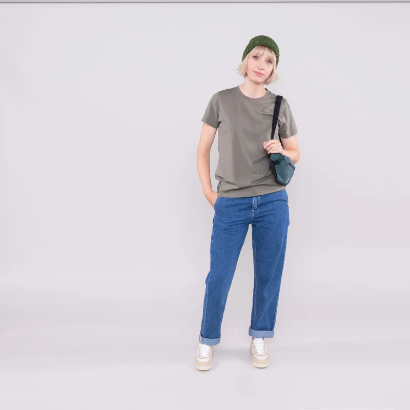 Colorful Standard Womens Light Organic T Shirt Dusty Olive-1