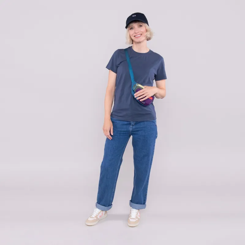 Colorful Standard Womens Light Organic T Shirt Petrol Blue-1