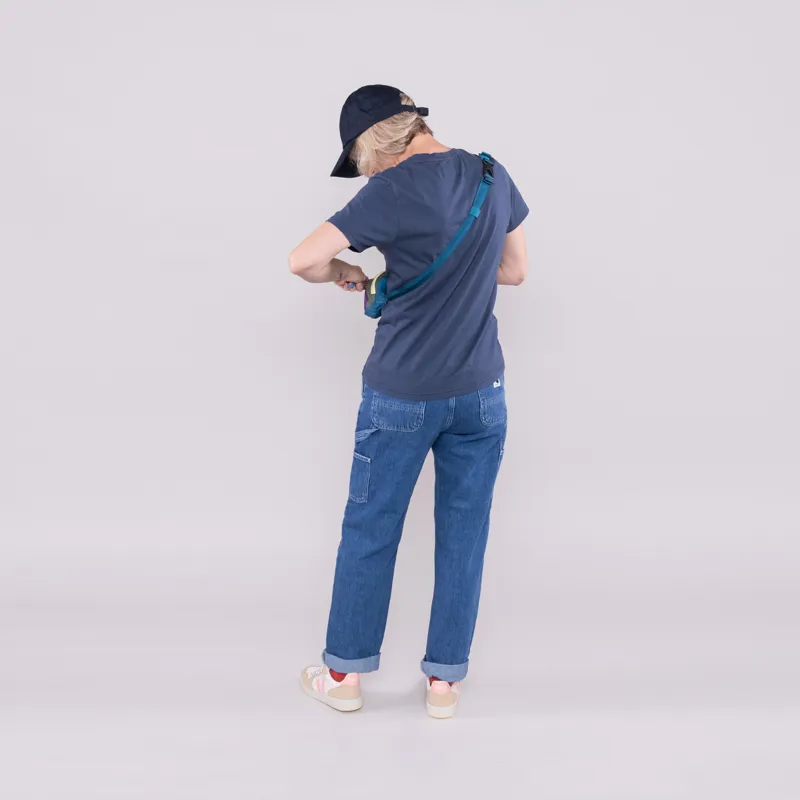 Colorful Standard Womens Light Organic T Shirt Petrol Blue-2