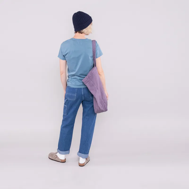 Colorful Standard Womens Light Organic T Shirt Stone Blue-2