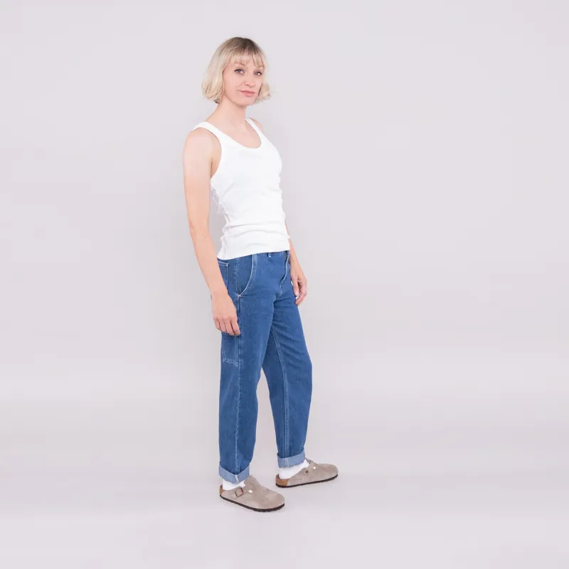 Colorful Standard Womens Organic Rib Tank Top Optical White-1