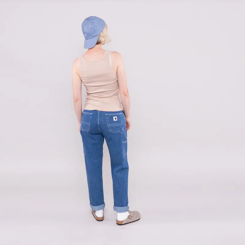 Colorful Standard Womens Organic Rib Tank Top Honey Beige-2