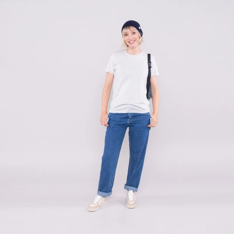Colorful Standard Womens Light Organic T Shirt Snow Melange-1