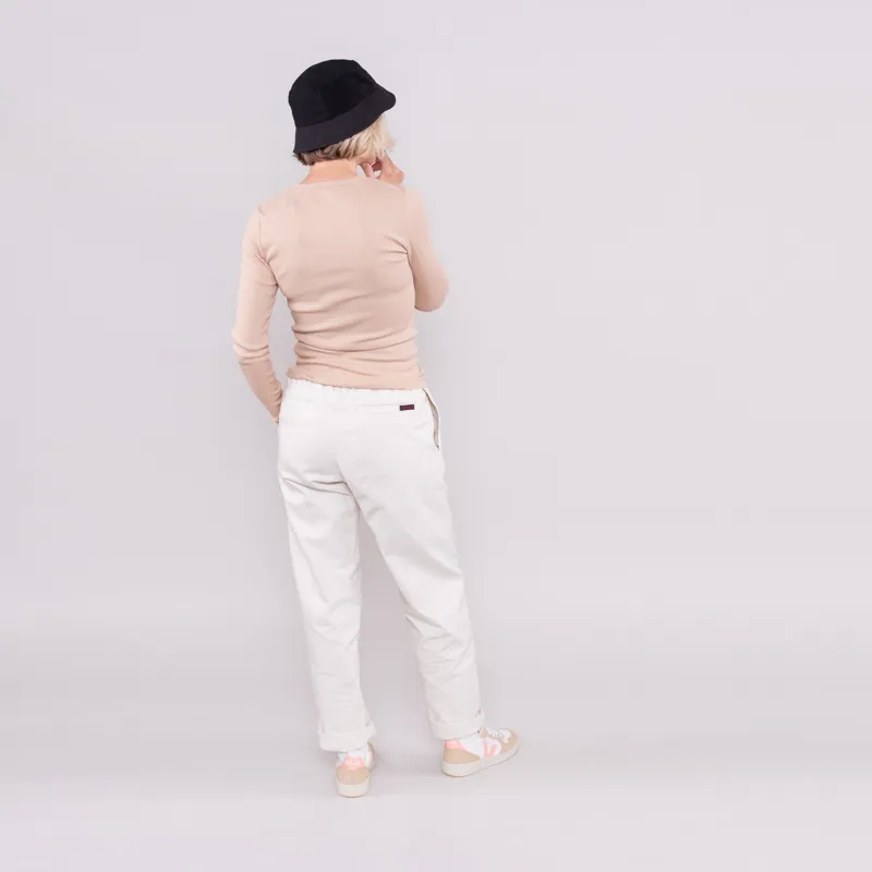 Colorful Standard Womens Organic Rib Long Sleeve T Shirt Honey Beige-2