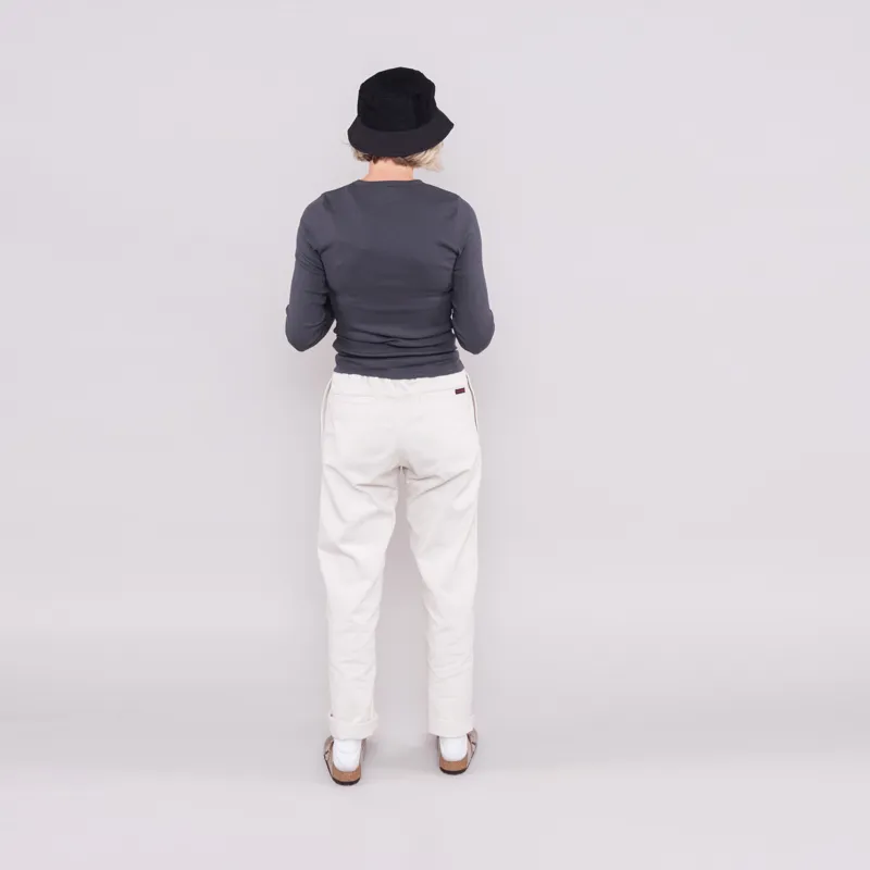 Colorful Standard Womens Organic Rib Long Sleeve T Shirt Lava Grey-2