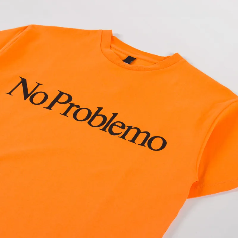 No Problemo T Shirt Orange-1