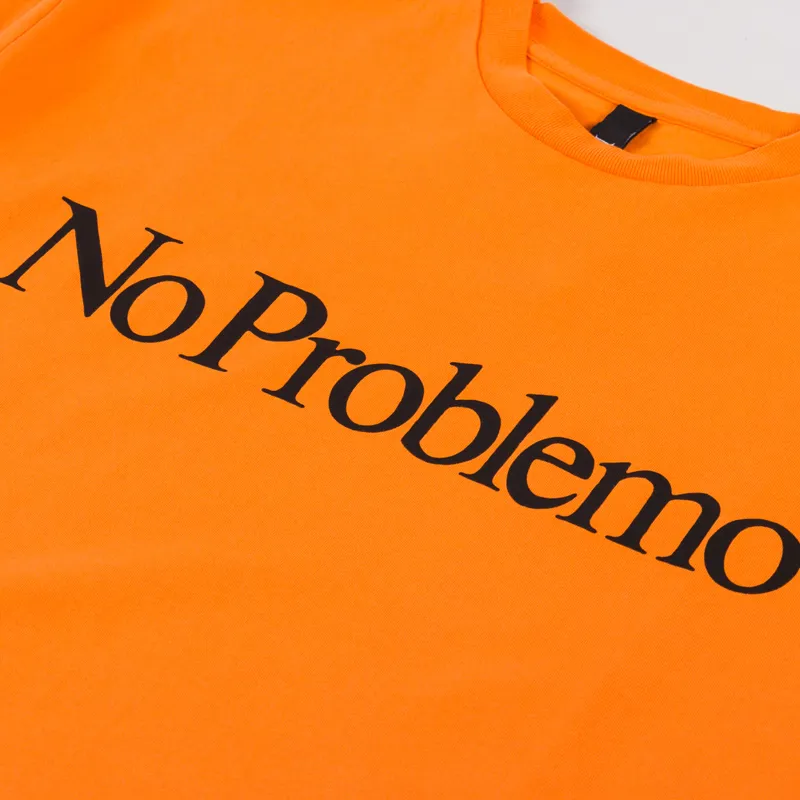 No Problemo T Shirt Orange-2
