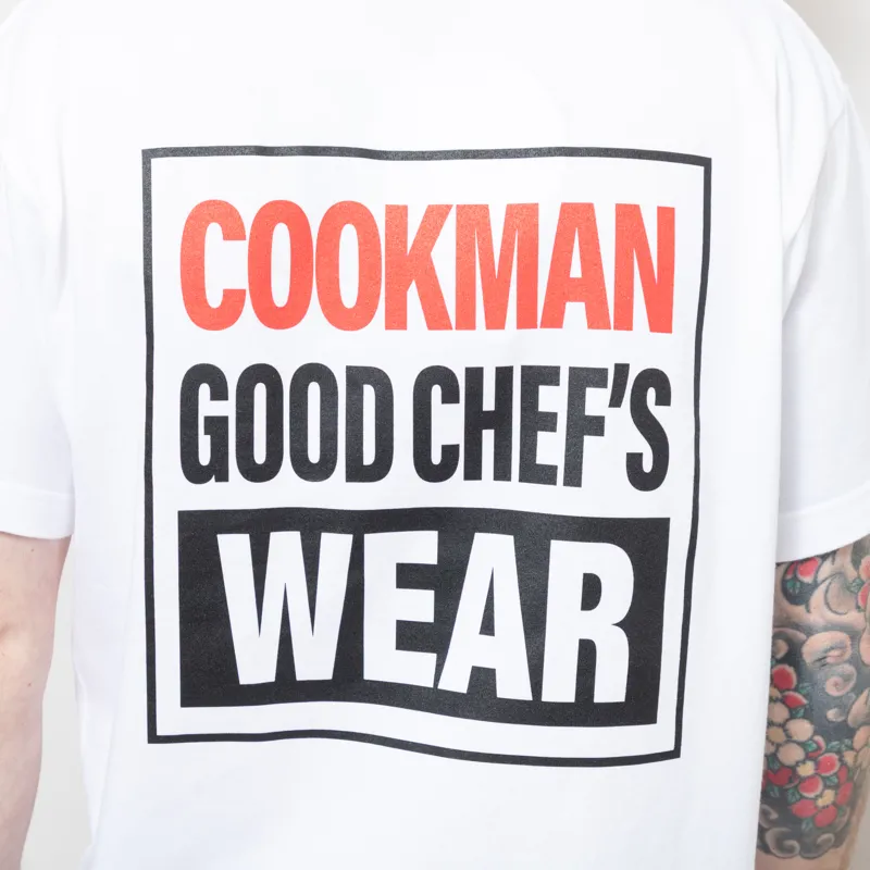Cookman Vision Logo T Shirt White-4